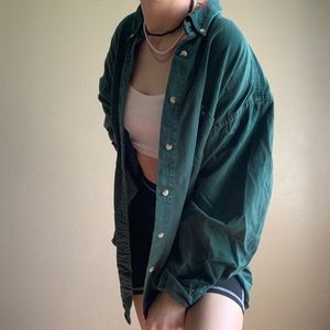vintage oversized flannel / button up